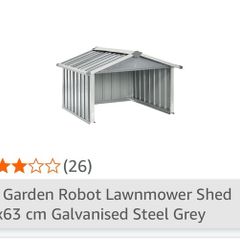 Robot mower garage