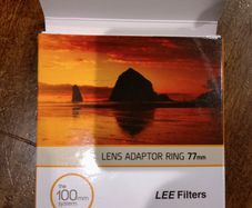 10 stop Big Stopper & 77mm Adapter Ring (used).