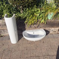 handbasin and pedestal