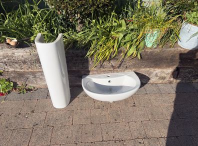 handbasin and pedestal