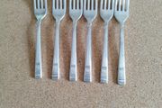 Silver plated dessert forks