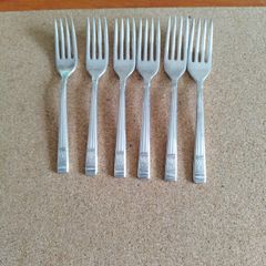 Silver plated dessert forks