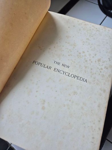Antique 10 inch 3 volumes encyclopedia books