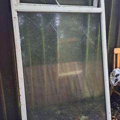 Large double galzed window (damage)