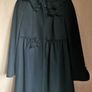 Red Valentino Frayed Bow Detail Wool Coat UK 8 Image 3