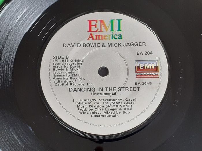 David Bowie  & Mick Jagger 7"