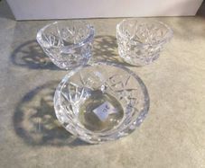 WATERFORD Crystal - Finger Bowl - 2 3/4" diameter  they at  10.00 euro each  or all 3 for  28.00 euro   No45 and  No.46  No47
