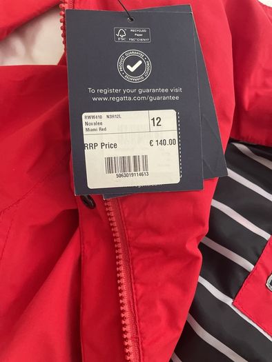 Regatta Outdoor Jacket NEW
