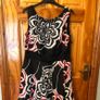 Monsoon print dress.(black) UK14 Image 4