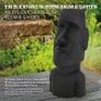Easter island head figure Moai Rapa NUI Head Figurine High , cast stone resin Image 7