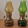 2 x vintage mini kerosene lamps Image 2