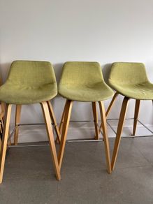 3 bar stools - seat height 60cm