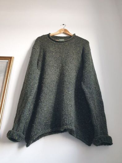 Wool Knitted Jumper Size Xl