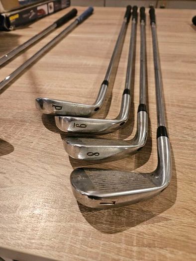 Set of golf clubs