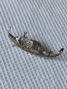 Silver 800 vintage brooch