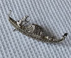 Silver 800 vintage brooch