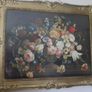 Vintage Still Life with Flowers | Antique Floral Print | Moody Rustic Fine Art 32" x 26,5" Image 2