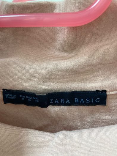 Zara nude bodycon dress