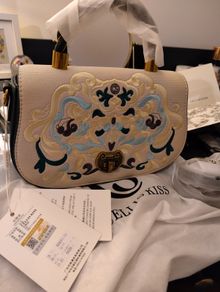 Leather handbag