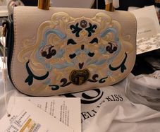 Leather handbag