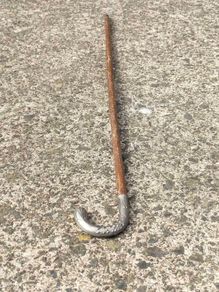 Victorian Child's oak walking stick