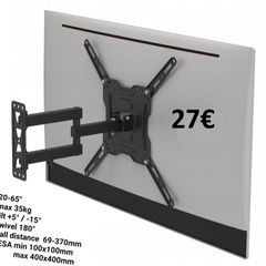 TV Wall Mount Bracket Tilt Swivel 20" - 65" TV