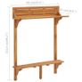 3 Piece Garden Furniture Set Solid Acacia Wood Image 2