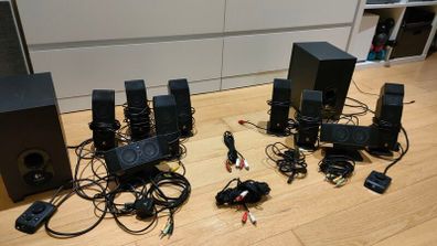 Logitech X-540, price for two sets. Used, in good condition