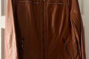 Tan / Brown Leatherette Jacket