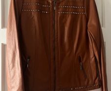 Tan / Brown Leatherette Jacket