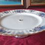 Royal Albert Moonlight Rose Bone China Gold Gilt Footed Cake Stand Made In England Image 5