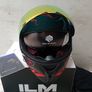 ILM Full Face Motorcycle Helmet with 2 Visors Pinlock-Compatible Clear and Tinted-Street Bike Motocross Casco ECE Model Z501 Image 7