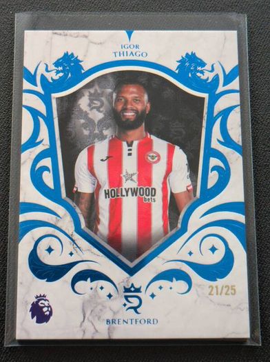 Igor Thiago Numbered 21/25 Topps Royalty Premier League