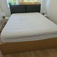 King size bed & Mattress (two mattresses available)