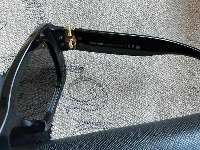 Authentic Miu Miu Black Sunglasses