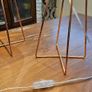 copper bedside / Desk lamps Image 3
