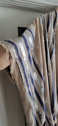 SASS & BIDE 100% Line Seqinned Striped Drape with Pockets - Rrp 220 AUD