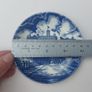 Fabulous Vintage Blue and White 4 Inch Miniature Plate By Enoch Wedgwood (Tunstall) Ltd, Featuring the Edinburgh Castle Pattern from the Royal Homes Of Britain Series Image 4