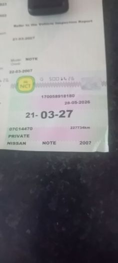 2007 Nissan Note