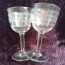Antique Pair - c.1910 - Port or Sherry Glasses Image 2