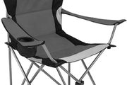 Camping Chair, Padded Camping Chairs for Adults with Armrests and Cup Holder, Heavy Duty Folding Chair Portable for Fishing Beach, Perfect for Caravan Trips, BBQs, Garden, Picnic, Travelling (FREE SHIPPING)