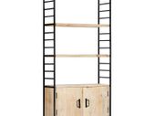 4-Tier Bookcase 80x30x180 cm Solid Mango Wood