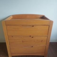 Wooden changing table