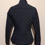 Navy Blue Quilted Jacket Image 5