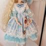 Doris Doll 1/3 Scale BJD (60cm / 24") Blue & White Lolita Gown Kilig Doll Image 2