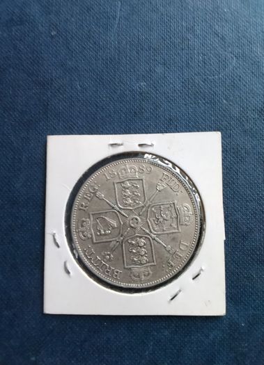 Victorian Silver Double Florin