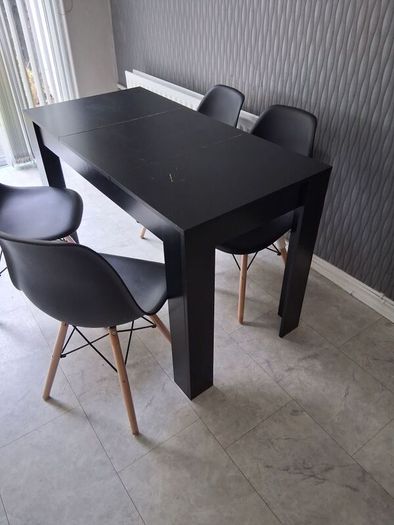 Table and 4 chairs
