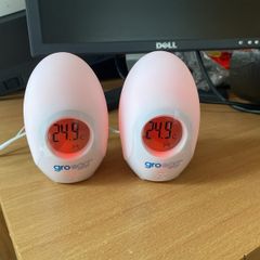 2 Gro Egg colour changing digital thermometers