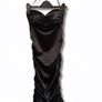 Brand new Satin Black midi dress Image 3