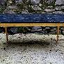Mid-century french embossed brass & marble coffee table Image 2